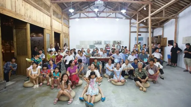 L'artiste Ou Ning a travaillé avec la commune de Bishan, dans la province d'Anhui