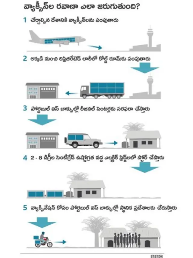 వ్యాక్సీన్ల రవాణా