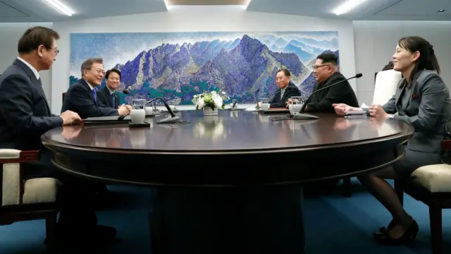 Encuentro Moon y Kim.