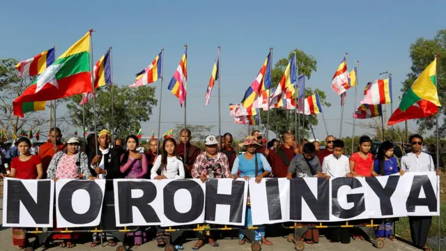 ရိုဟင်ဂျာ အမည်သုံးတာကို ကန့်ကွက်နေကြ