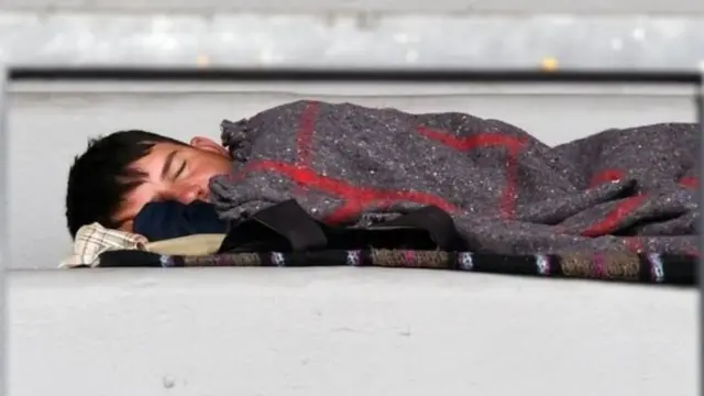 மெக்ஸிகோ நகரத்தில் குடியேறிகள்