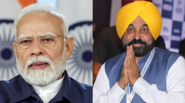 ਨਰਿੰਦਰ ਮੋਦੀ ਅਤੇ ਭਗਵੰਤ ਮਾਨ