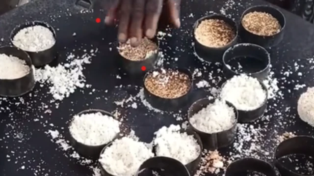 Ṣakada ninu agolo lori agbada gbigbona