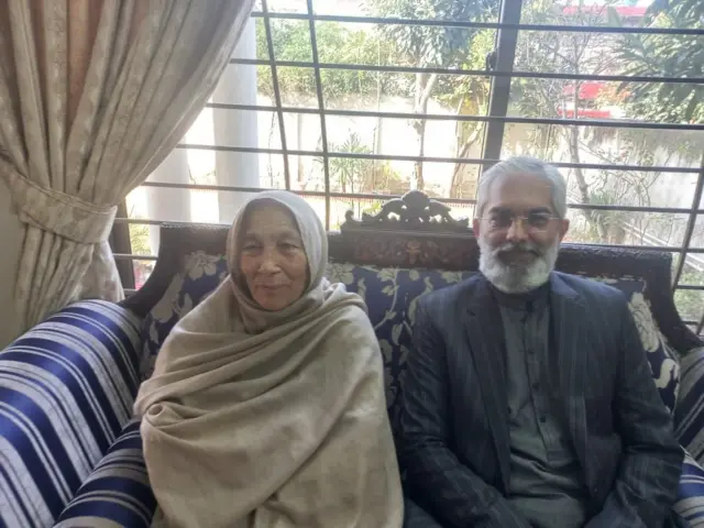 riffat's mother and brother