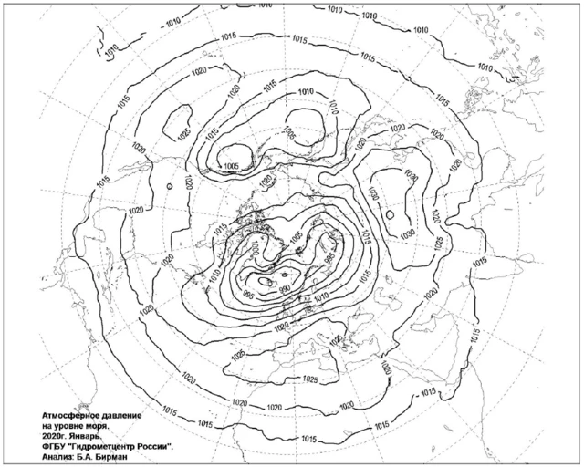 Карта давления