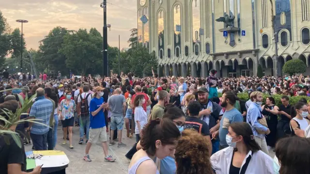 Протесты в Тбилиси