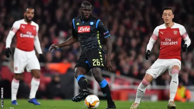 Koulibaly ameiwakilisha Napoli mara 149 tangu alipojiunga na klabu hiyo mwaka 2014