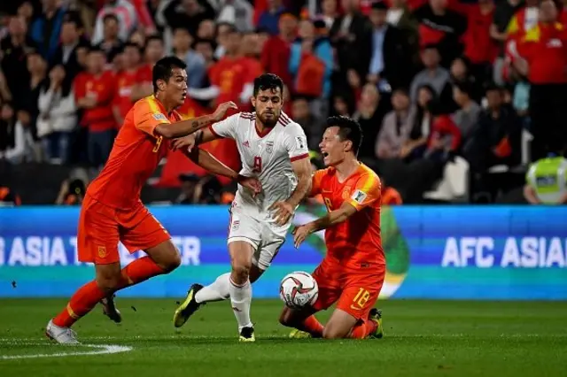 بازی فوتبال ایران و چین
