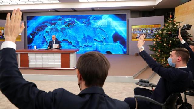 СМИ сообщали о карантине для журналистов, посетивших пресс-конференцию Владимира Путина