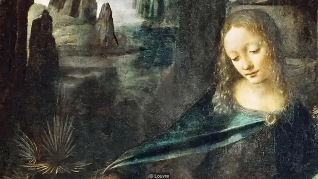 Lukisan Virgin on the Rocks