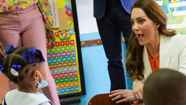 The Duchess of Cambridge visits Shortwood Teacher"s College in Kingston, Jamaica