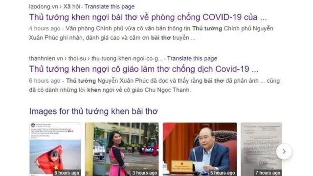 Báo chí trong nước đăng bài về việc thủ tướng khen ngợi
