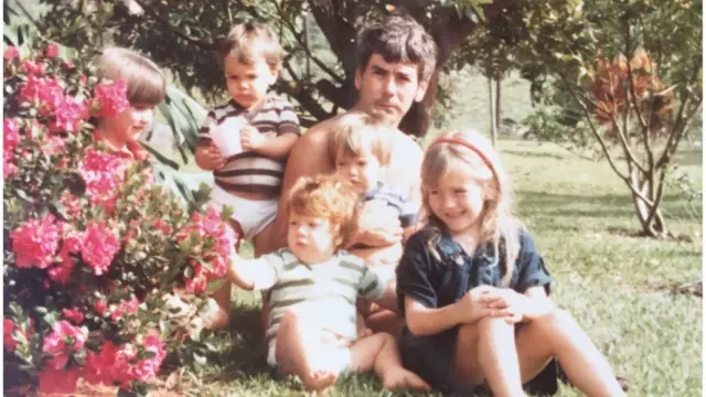 Sara Jaramillo y su familia.