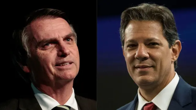 Jair Bolsonaro e Fernando Haddad