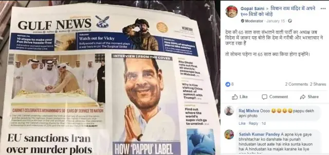 రాహుల్ గాంధీ, పప్పు