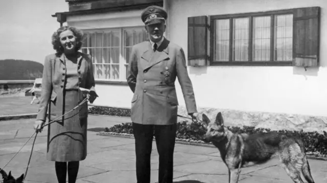 Hitler y Eva Braun