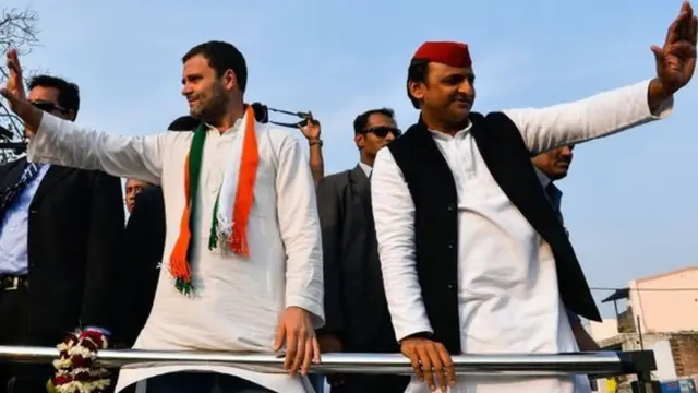 राहुल गांधी और अखिलेश यादव