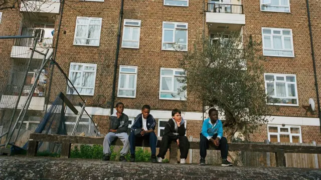 Niños en Hackney.