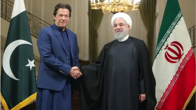 ఇరాన్ అధ్యక్షుడు హసన్ రౌహనీతో ఇమ్రాన్ ఖాన్