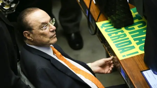 Paulo Maluf durante julgamentosite jogosimpeachmentsite jogosDilma Rousseff na Câmara