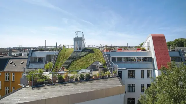 Techos de los "penthouse hedonísticos", Copenhagen