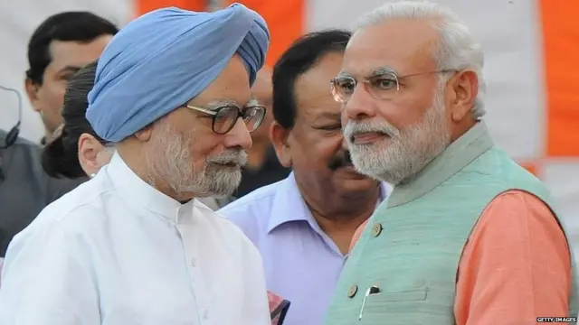 ਮਨਮੋਹਨ ਸਿੰਘ ਤੇ ਨਰਿੰਦਰ ਮੋਦੀ