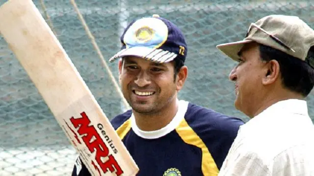 सचिन और सुनील गावस्कर