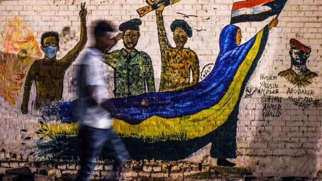 جدارية في الخرطوم