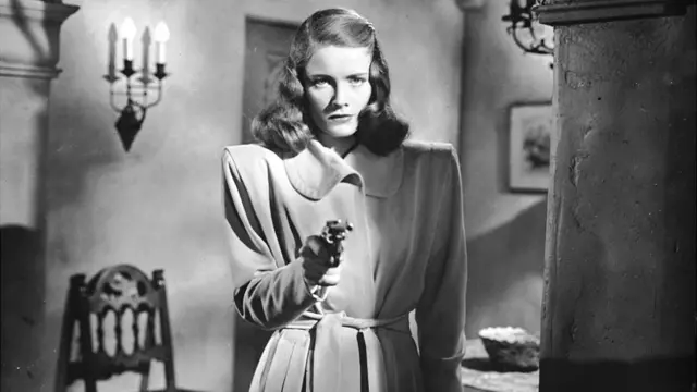 Escena de una película basada en un relato de Raymond Chandler