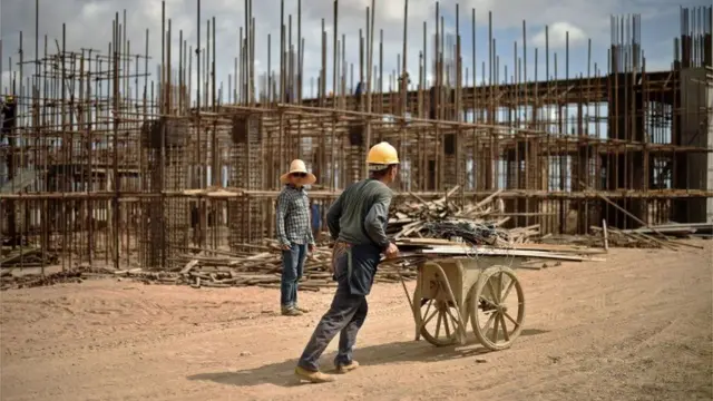 Construção financiada pela China