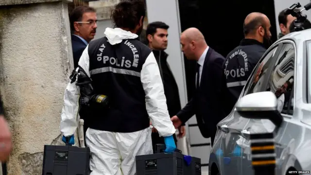 ਸਊਦੀ ਅਰਬ ਦੇ ਕੌਂਸਲ ਮੁਹੰਮਦ ਅਲ-ਓਤੇਬੀ ਦੇ ਘਰ ਤੁਰਕੀ ਪੁਲਿਸ