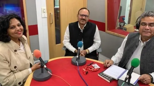 "ப்ளேக் வாரண்ட்" புத்தகம் எழுதிய சுனில் குப்தாவும், சக எழுத்தாளர் சுனேத்ரா செளத்ரியும்