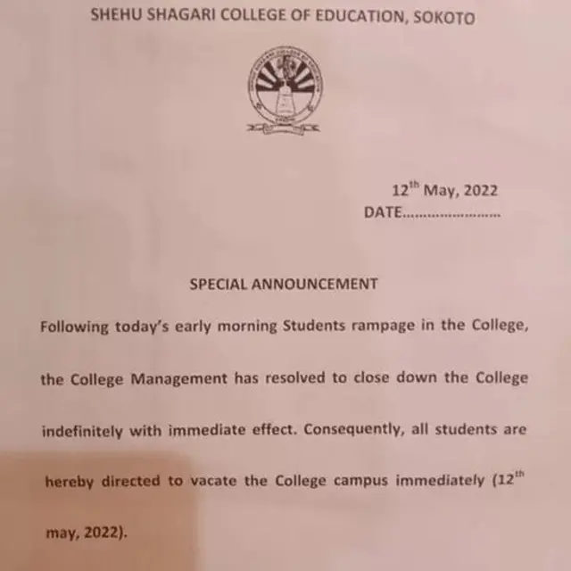 Video of Deborah Samuel Sokoto Blasphemy killing: "Deborah Samuel blasphemy mob killing shutdown Shehu Shagari College of Education Sokoto"