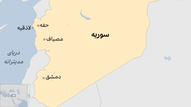 نقشه سوریه