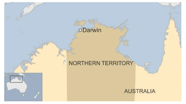 ダーウィン（Darwin）の位置
