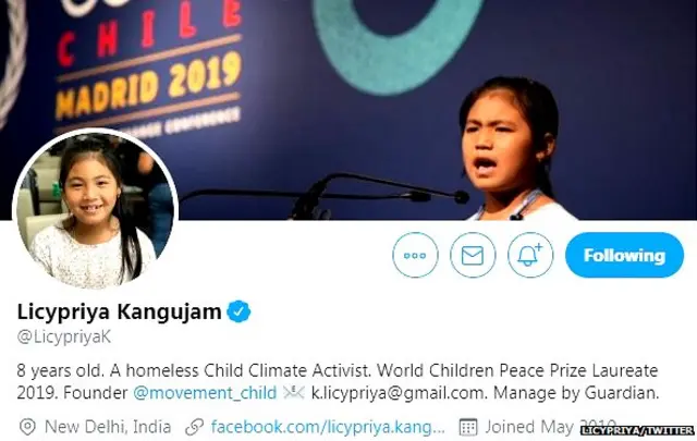 लिसिप्रिया कंगुजम