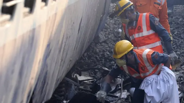 انڈیا ٹرین حادثہ