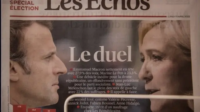 फ्रांसीसी अख़बार में छपी ख़बर