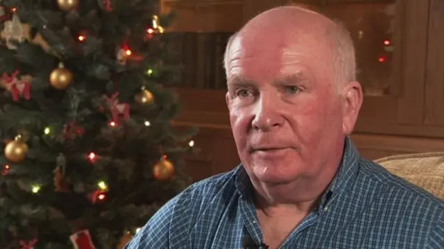 Patient Gerald Capon says he feels incredibly lucky