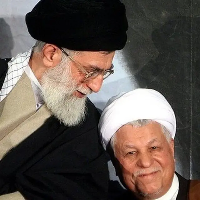 آیت‌الله خامنه‌ای و اکبر هاششمی رفسنجانی