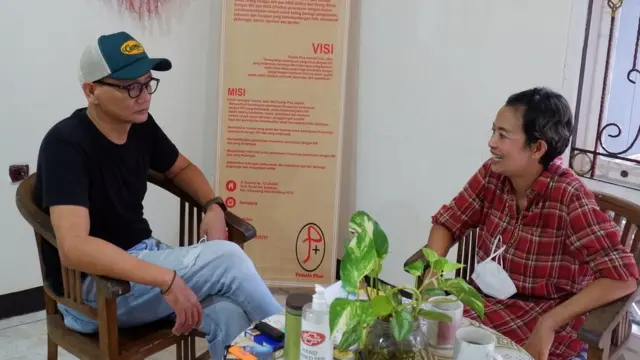 Dwi dan Anton, pasangan HIV positif