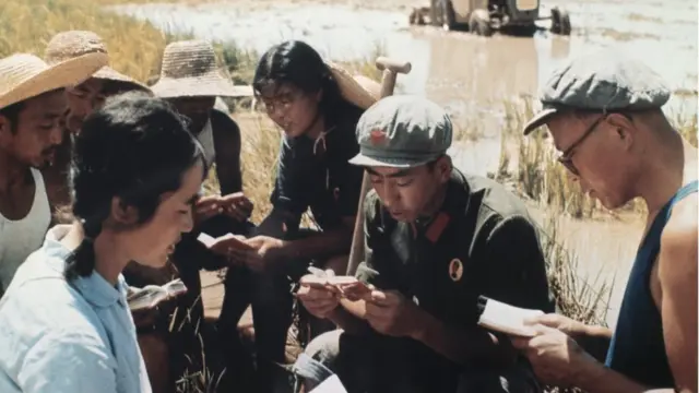 1971年农村田边学毛选