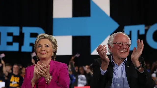 Hillary Clinton, Bernie Sanders