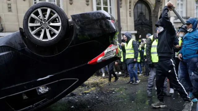 Протесты в Париже