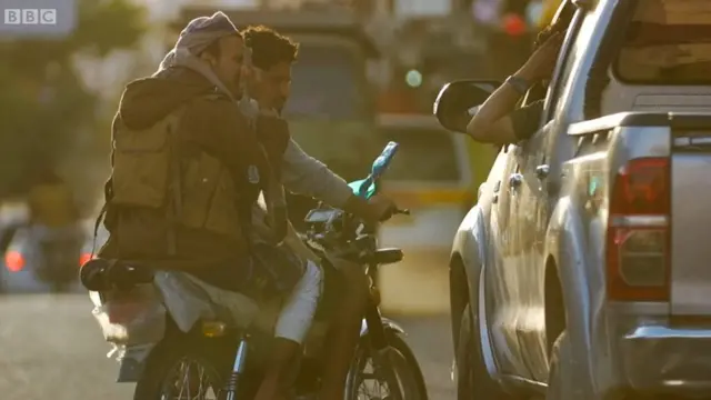 Lalu lintas kota Taiz