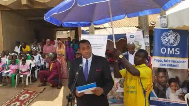 For di vaccination campaign launch for Yaoundé on Wednesday