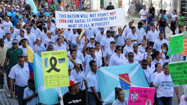 Protestas por fallo de La Haya