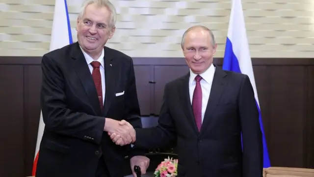 Милош Земан, Владимир Путин