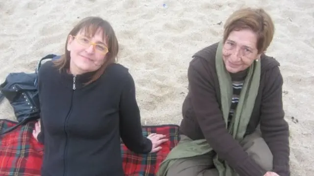 Paula Sáenz con su madre (Crédito: Paula Sáenz)