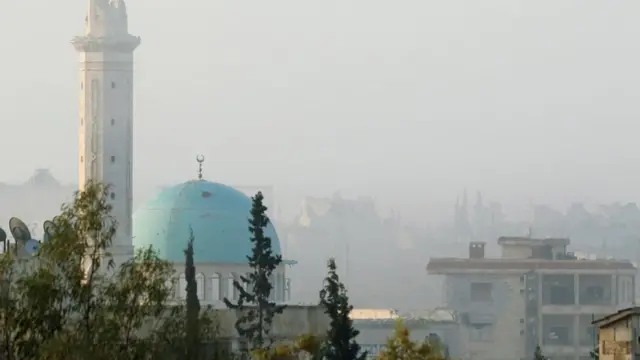 район Алеппо после захвата повстанцами